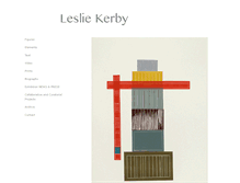 Tablet Screenshot of lesliekerby.com